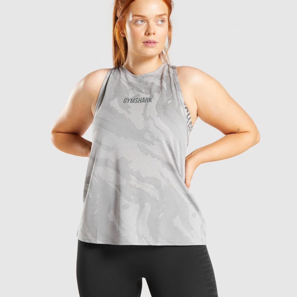 Gymshark grey Camo tank Womens small
